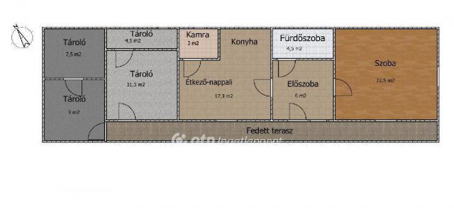 Eladó családi ház, Taksonyon 44.5 M Ft, 2 szobás