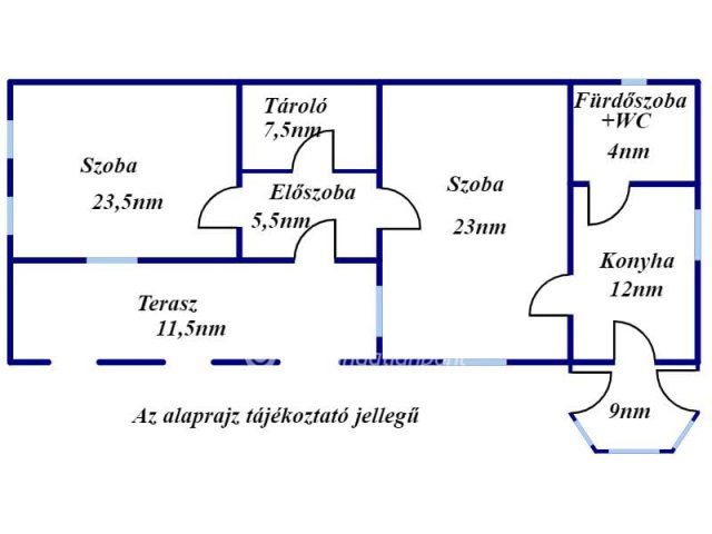 Eladó családi ház, Egyeken 25.5 M Ft, 2 szobás