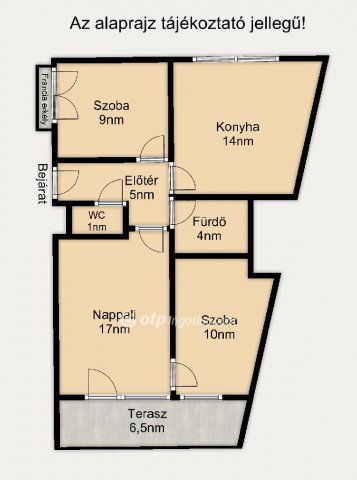 Eladó téglalakás, Budapesten, VIII. kerületben 104.9 M Ft