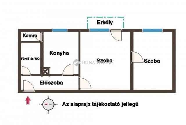 Eladó téglalakás, Nagykanizsán 22.5 M Ft, 2 szobás