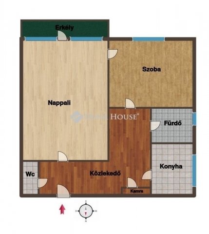 Eladó panellakás, Budapesten, IX. kerületben 61.99 M Ft, 2 szobás
