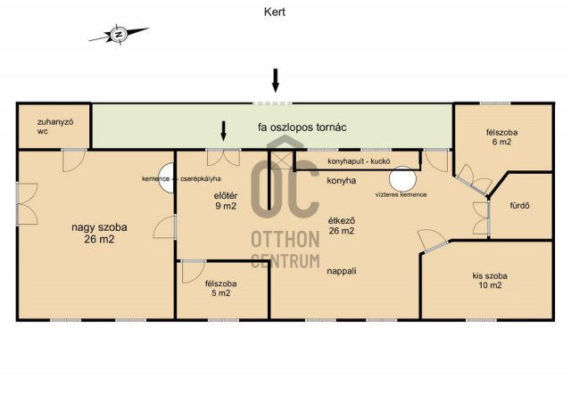 Eladó családi ház, Orfűn 84.9 M Ft, 5 szobás