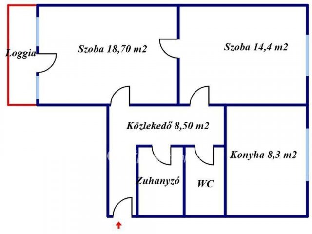 Eladó téglalakás, Kisvárdán 42 M Ft, 2 szobás