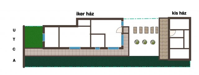 Eladó ikerház, Budapesten, XVIII. kerületben 79.9 M Ft