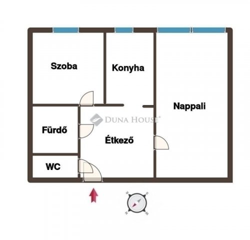 Eladó panellakás, Budapesten, III. kerületben 68.5 M Ft, 2 szobás