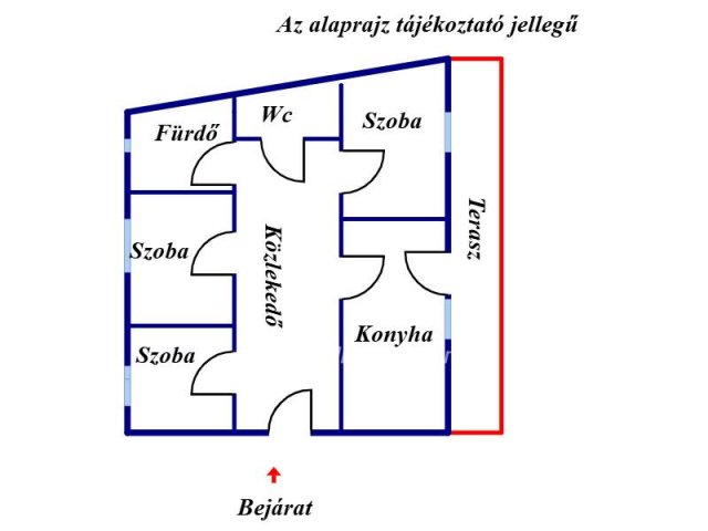 Kiadó téglalakás, albérlet, Nyíregyházán 200 E Ft / hó