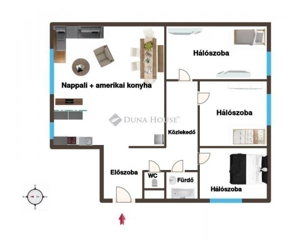 Eladó panellakás, Budapesten, III. kerületben 107.5 M Ft