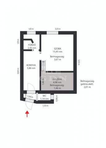 Eladó téglalakás, Budapesten, VIII. kerületben 48 M Ft, 1 szobás