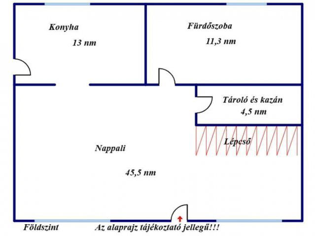 Eladó családi ház, Kenderesen 37 M Ft, 1+2 szobás