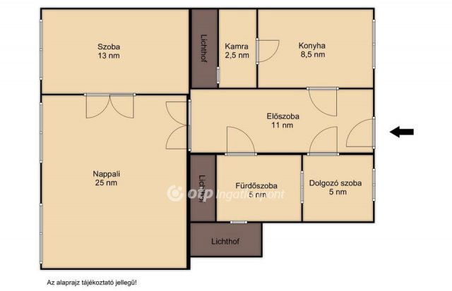 Eladó téglalakás, Budapesten, VIII. kerületben 75 M Ft