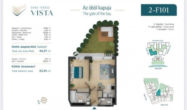 Eladó téglalakás, Budapesten, XIII. kerületben 92.8 M Ft