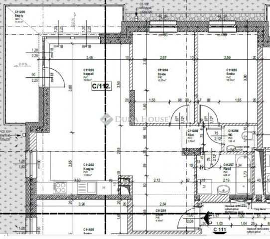 Eladó téglalakás, Budapesten, XIII. kerületben 110.4 M Ft