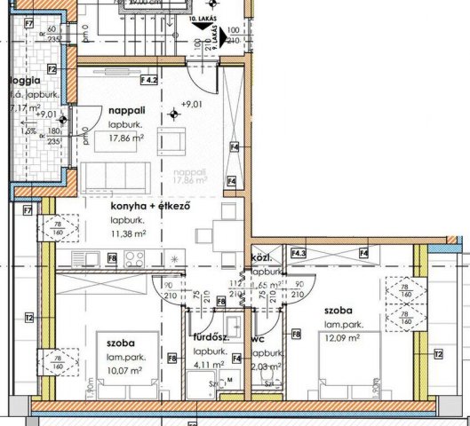 Eladó téglalakás, Szegeden 92 M Ft, 3 szobás