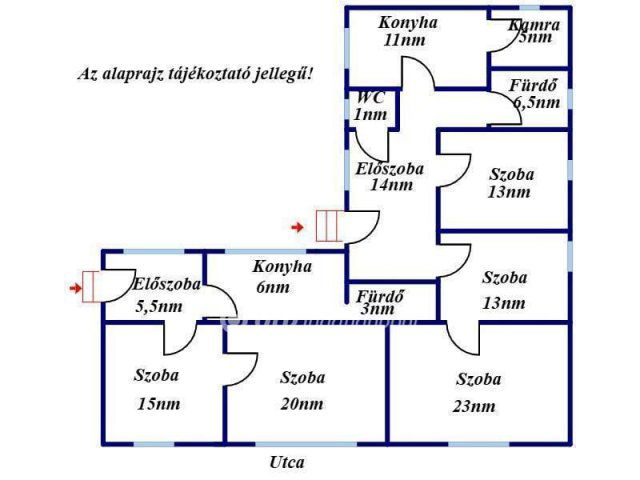 Eladó családi ház, Mezőkovácsházán 11 M Ft, 5 szobás