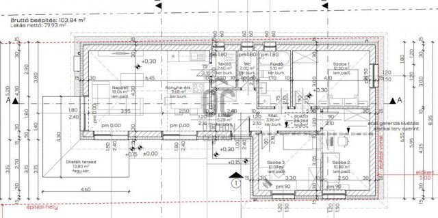 Eladó családi ház, Dánszentmiklóson 70.55 M Ft, 4 szobás