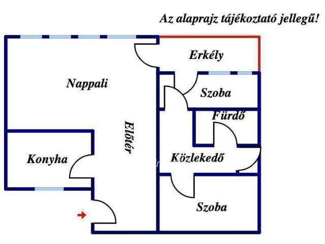 Eladó téglalakás, Nyíregyházán 67.2 M Ft, 3 szobás
