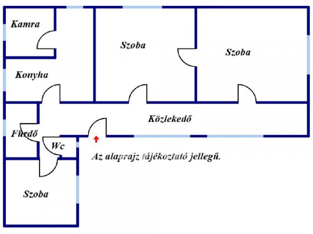 Eladó családi ház, Csorváson 22.9 M Ft, 3 szobás