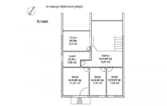 Eladó sorház, Jánossomorján 85.99 M Ft, 2+2 szobás