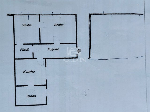 Eladó téglalakás, Keszthelyen 30.9 M Ft, 3 szobás