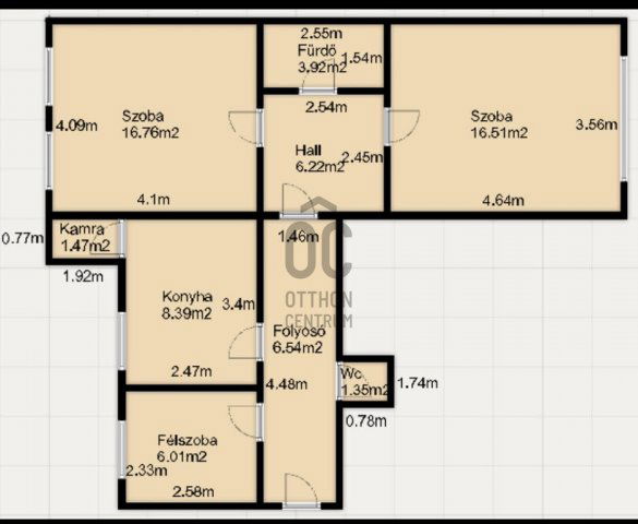Eladó téglalakás, Budapesten, III. kerületben 93.9 M Ft