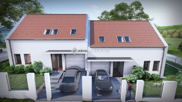 Eladó ikerház, Nemesvámoson 149 M Ft, 5 szobás