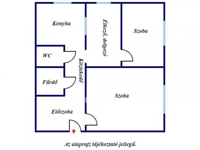 Eladó panellakás, Szegeden 57.9 M Ft, 2+1 szobás