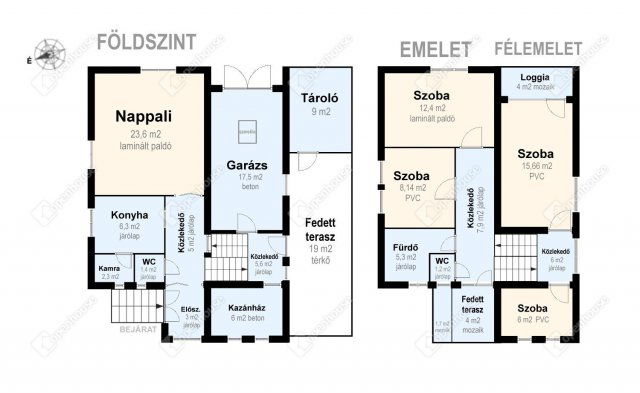 Eladó családi ház, Miskolcon 49.9 M Ft, 5 szobás