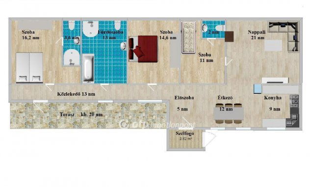 Eladó családi ház, Velencén 89.9 M Ft, 3 szobás