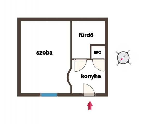 Eladó téglalakás, Budapesten, X. kerületben 27.9 M Ft, 1 szobás