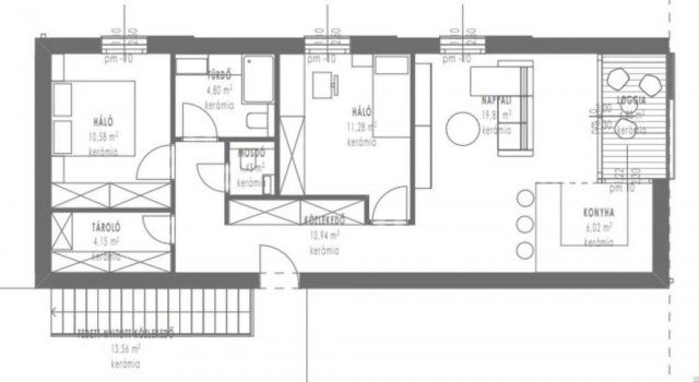 Eladó téglalakás, Debrecenben 101.99 M Ft, 3 szobás