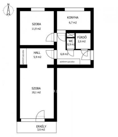 Eladó panellakás, Szentesen 28.5 M Ft, 2 szobás