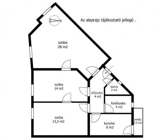 Eladó téglalakás, Budapesten, X. kerületben 61.5 M Ft, 3 szobás
