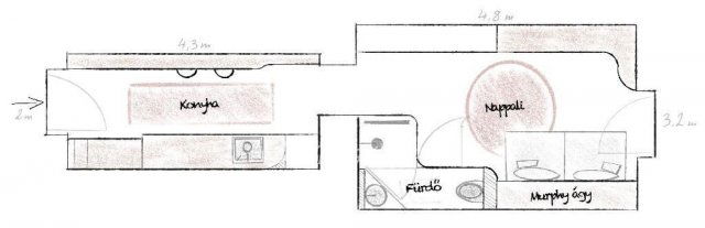 Eladó téglalakás, Budapesten, VII. kerületben 54.9 M Ft