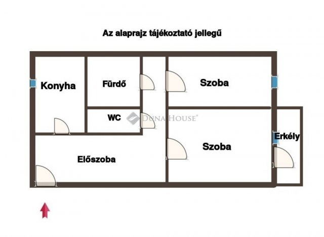 Eladó panellakás, Budapesten, VIII. kerületben 62 M Ft, 2 szobás