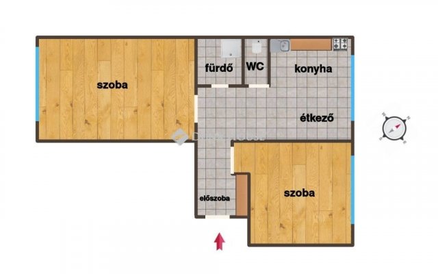 Eladó panellakás, Miskolcon 33.9 M Ft, 2 szobás