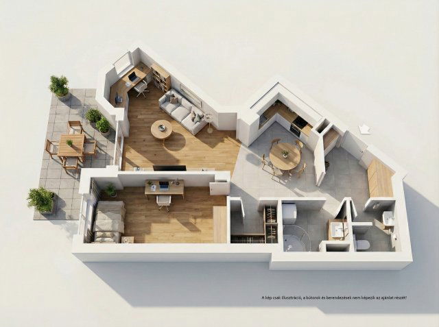 Eladó téglalakás, Kecskeméten 72.9 M Ft, 2 szobás