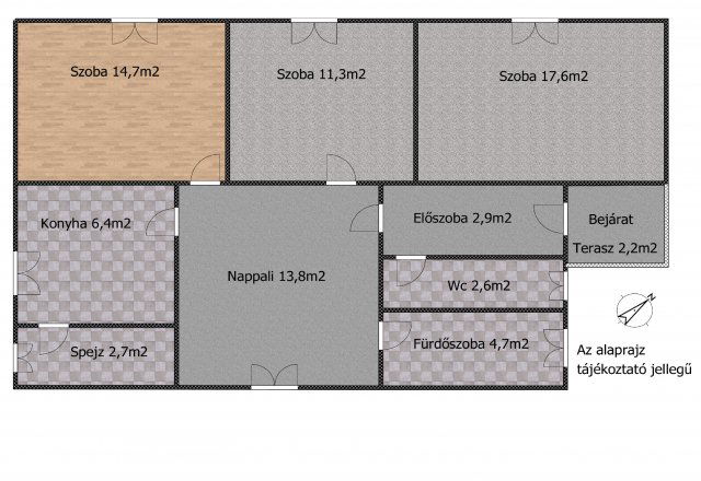 Eladó családi ház, Faddon 25 M Ft, 3+1 szobás