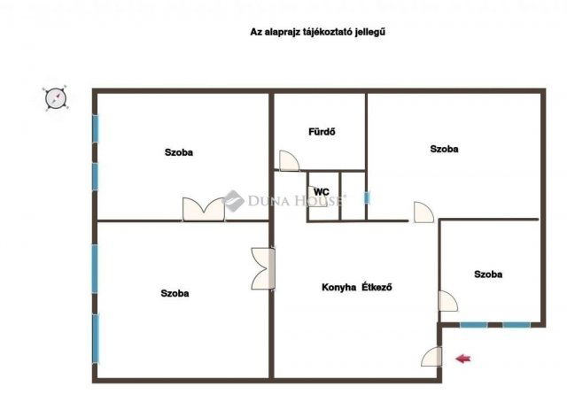 Eladó téglalakás, Budapesten, VI. kerületben 165 M Ft, 5 szobás