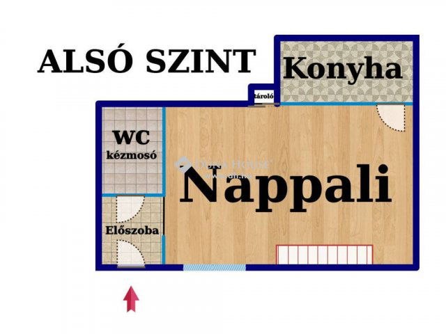 Eladó téglalakás, Budapesten, VI. kerületben 47.5 M Ft, 2 szobás