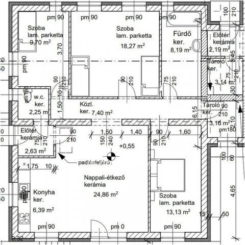 Eladó sorház, Dunaharasztin 99.9 M Ft, 3+1 szobás