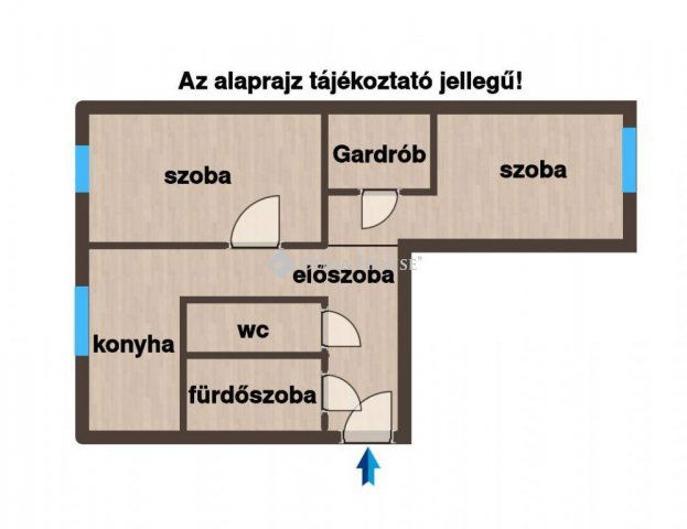Eladó panellakás, Győrött, Lajta úton 51.4 M Ft, 2 szobás