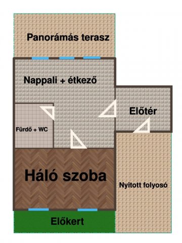 Eladó téglalakás, Kehidakustányban 49.9 M Ft, 2 szobás