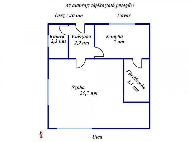 Eladó sorház, Kisújszálláson 12.5 M Ft, 1 szobás