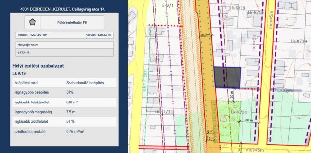 Eladó telek, Debrecenben 99.9 M Ft / költözzbe.hu