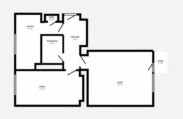 Eladó téglalakás, Rudabányán 9.5 M Ft, 1+1 szobás