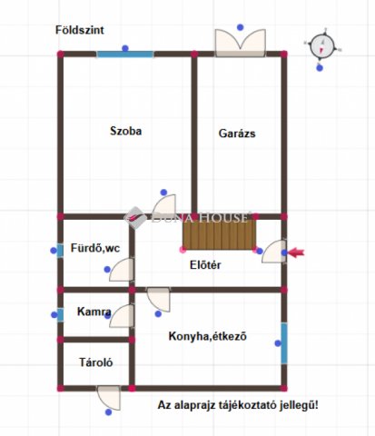 Eladó családi ház, Környén, Alkotmány utcában 49 M Ft