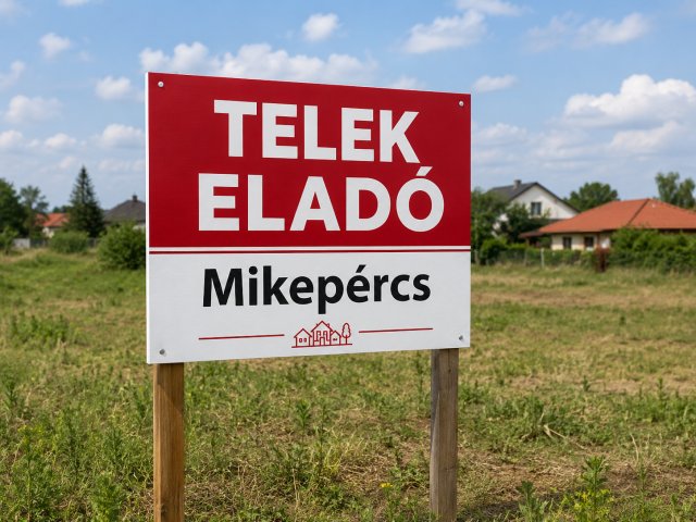 Eladó telek, Mikepércsen 22.5 M Ft / költözzbe.hu