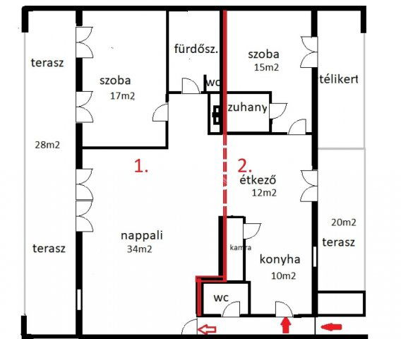 Eladó téglalakás, Budapesten, XI. kerületben 172 M Ft, 3 szobás