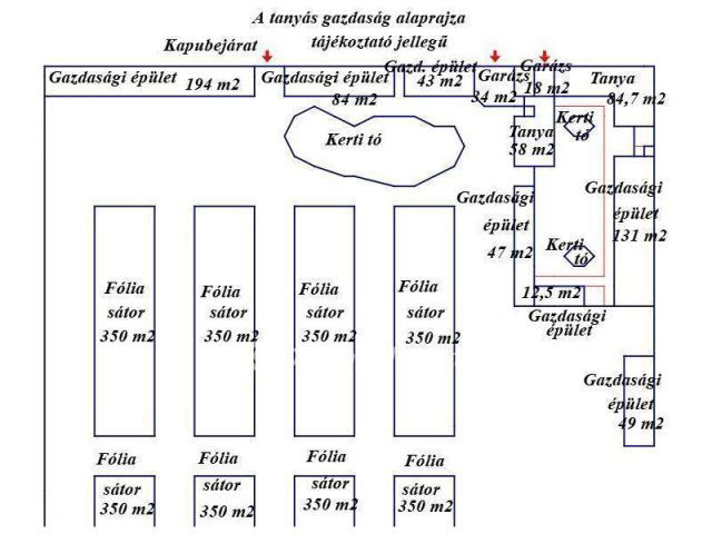 Eladó mezogazdasagi ingatlan, Cegléden 65 M Ft, 4+2 szobás