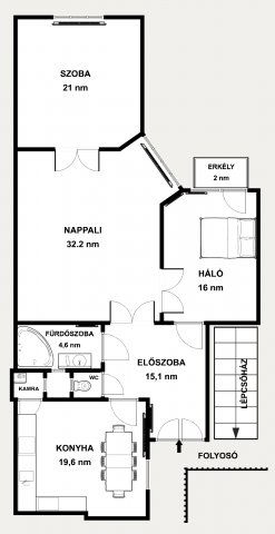 Eladó téglalakás, Budapesten, VI. kerületben 159.5 M Ft